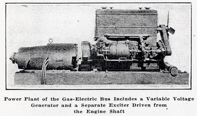 generator coupled to 468 cubic inch gasoline engine